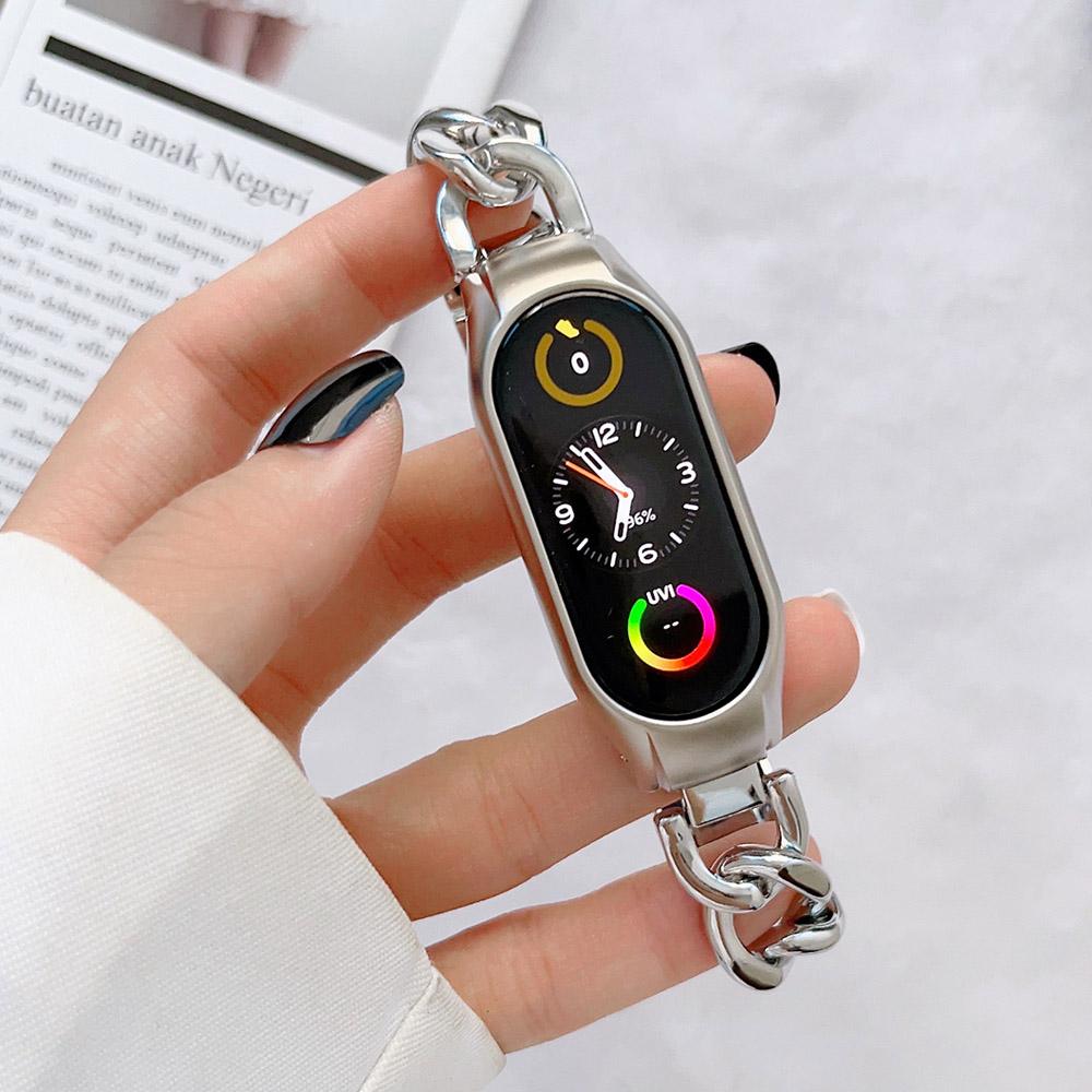 Rose Gold Watchband for Mi Band 7 Bands Accessories Bracelet for Xiaomi Miband 6 5 4 3 Strap Replacement Metal Alloy Men Women Mi Band 7 срібний
Rose Gold Watchband for Mi Band 7 Bands Accessories Bracelet for Xiaomi Miband 6 5 4 3 Strap Replacement Metal Alloy Men Women Mi Band 7 срібний