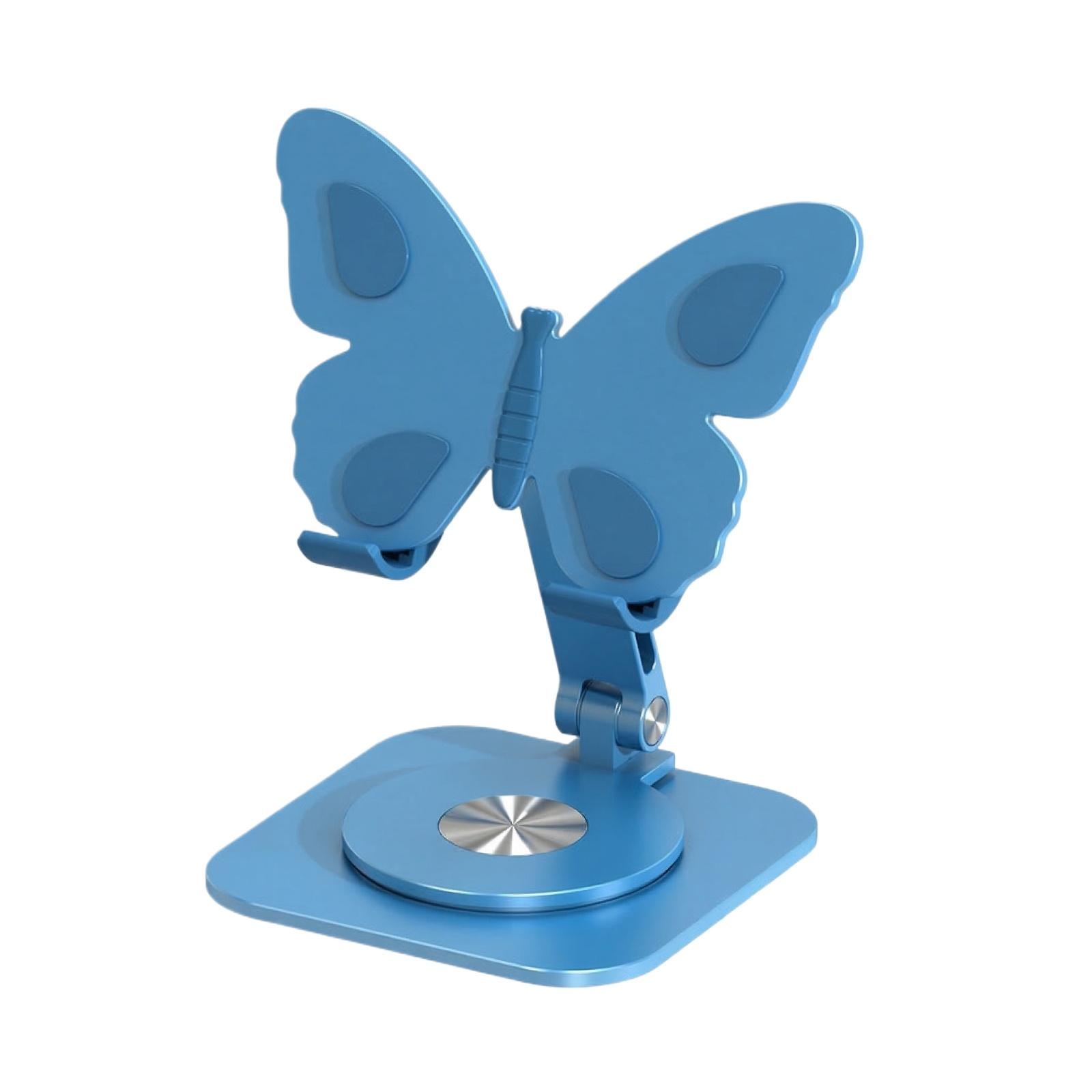 Butterfly Shaped Aluminum Alloy 360 Degree Rotatable Foldable Desktop Stand Holder for Mobile Phones and Tablets Compatible with Various Sizes One Size
Butterfly Shaped Aluminum Alloy 360 Degree Rotatable Foldable Desktop Stand Holder for Mobile Phones and Tablets Compatible with Various Sizes One Size