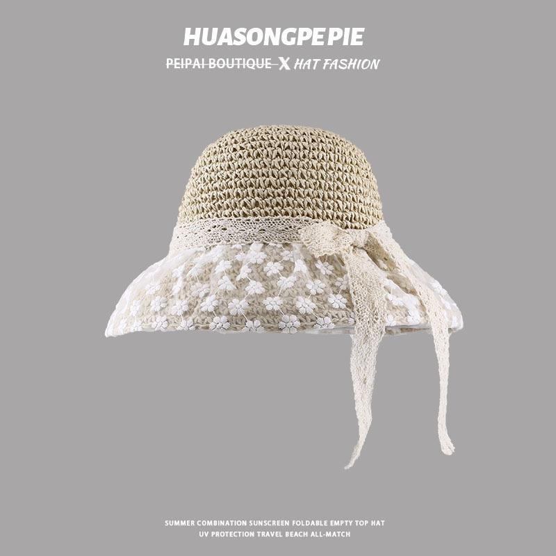 New lace straw hat summer outing sun hat women s sun protection big eaves beach one size
New lace straw hat summer outing sun hat women s sun protection big eaves beach one size
