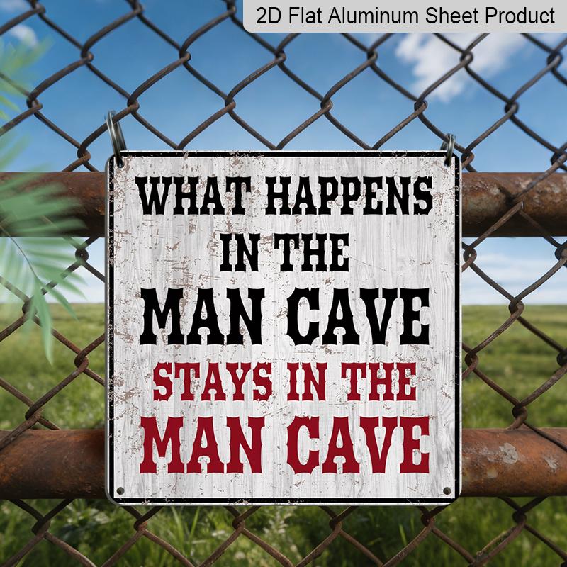 2D Flat 1pc, Funny What Happens in The for Man Cave Stays in The for Man Cave Metal Sign - Wall Decor with & Red Lettering, Background 20*20cm
2D Flat 1pc, Funny What Happens in The for Man Cave Stays in The for Man Cave Metal Sign - Wall Decor with & Red Lettering, Background 20*20cm