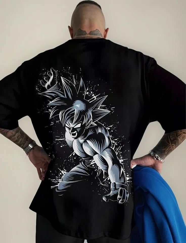 Dragon Ball Print T-shirt Streetwear 100% Cotton Short Sleeve Oversized T-shirt Men s Women s Loose Clothing Harajuku Y2k Top M чорний
Dragon Ball Print T-shirt Streetwear 100% Cotton Short Sleeve Oversized T-shirt Men s Women s Loose Clothing Harajuku Y2k Top M чорний