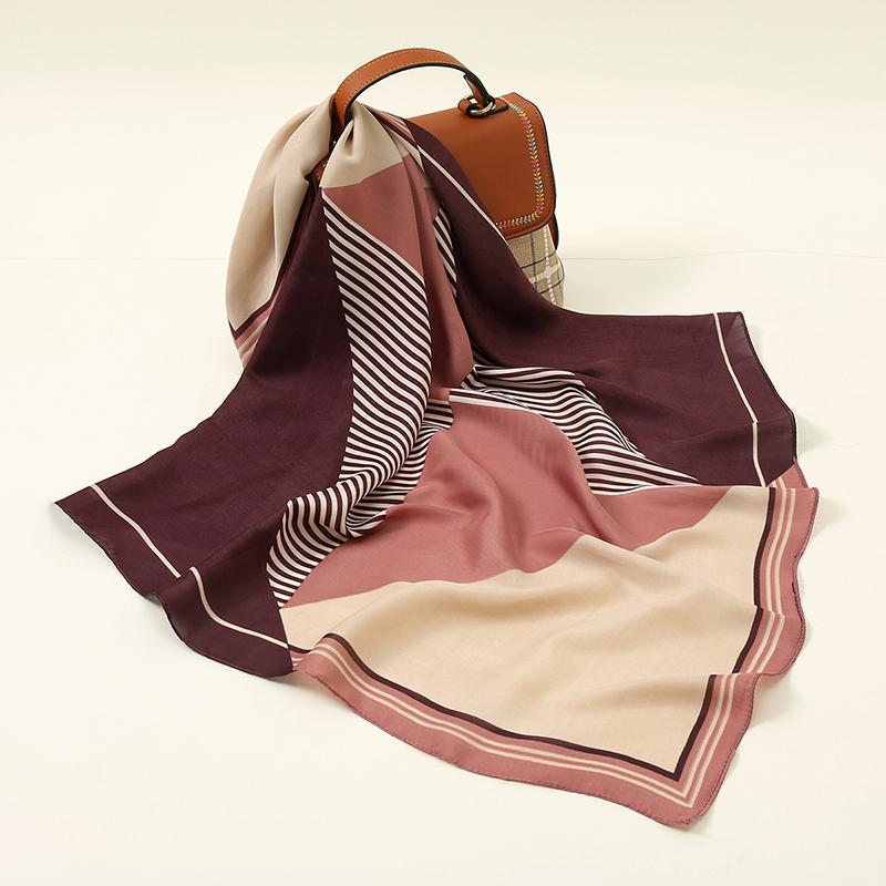 Модный геометрический полосатый 70-сантиметровый квадратный шарф, атласный шелковый шарф, мусульманский хиджаб, женская роскошная повязка на голову высокого качества, женский шелковый шарф
Модный геометрический полосатый 70-сантиметровый квадратный шарф, атласный шелковый шарф, мусульманский хиджаб, женская роскошная повязка на голову высокого качества, женский шелковый шарф