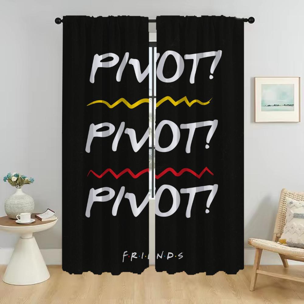 Set Of 2 Elegant Friends Curtains Camera Room Living Curtain Partition Tulle Bedroom Shades With Bug Resistant Polyester Perfect For W100*H130(CM)-Rod Pocket&2PCS
Set Of 2 Elegant Friends Curtains Camera Room Living Curtain Partition Tulle Bedroom Shades With Bug Resistant Polyester Perfect For W100*H130(CM)-Rod Pocket&2PCS