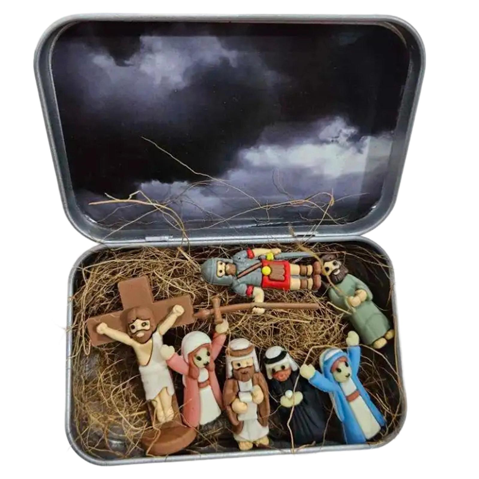 Easter Passion And Resurrection Scene Iron Box Set One Size
Easter Passion And Resurrection Scene Iron Box Set One Size
