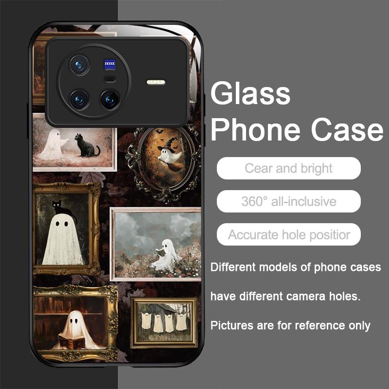 Adorable Little Ghost Creative Tempered Glass Phone Case for OPPO Reno 13 F 12 11 Pro 10 SE Find X3 Lite X8 A94 A58 Back Covers OPPO Find X5
Adorable Little Ghost Creative Tempered Glass Phone Case for OPPO Reno 13 F 12 11 Pro 10 SE Find X3 Lite X8 A94 A58 Back Covers OPPO Find X5