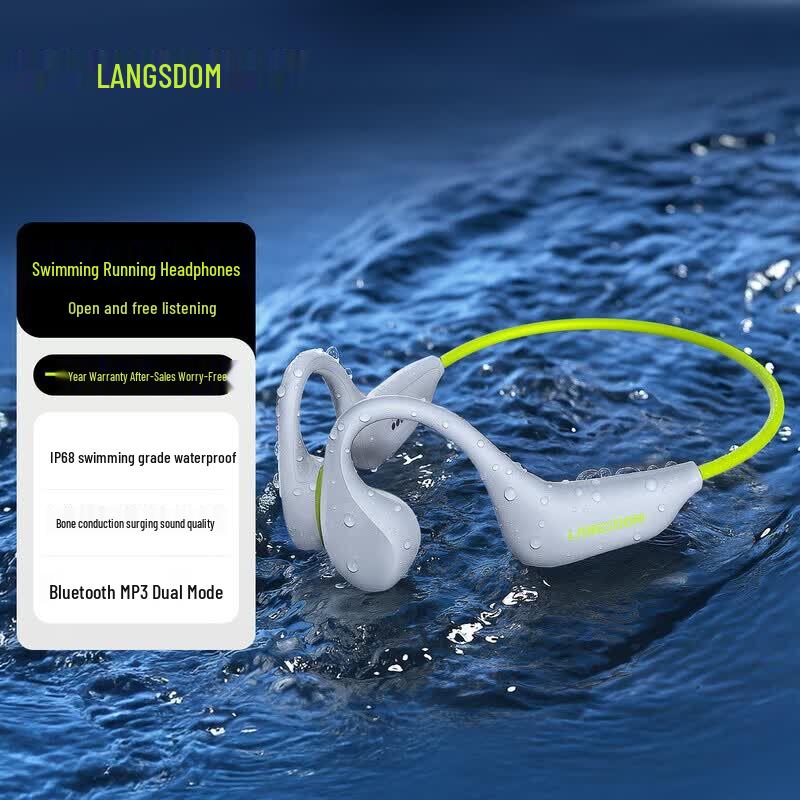 Lanston BE20 IPX8 Bone Conduction Sports Headphones
Lanston BE20 IPX8 Bone Conduction Sports Headphones