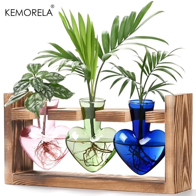 KEMORELA Wooden Frame Transparent Love Heart Glass Vase Heart Shape Glass Vase with Wooden Stand For Office Garden Home Decor
KEMORELA Wooden Frame Transparent Love Heart Glass Vase Heart Shape Glass Vase with Wooden Stand For Office Garden Home Decor