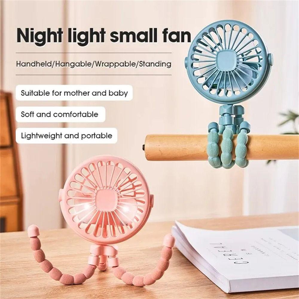360° Rotatable Flexible Tripod Fan 3 Gears LED Light Fan Portable Octopus Folding Fan Travel 1- Pink
360° Rotatable Flexible Tripod Fan 3 Gears LED Light Fan Portable Octopus Folding Fan Travel 1- Pink