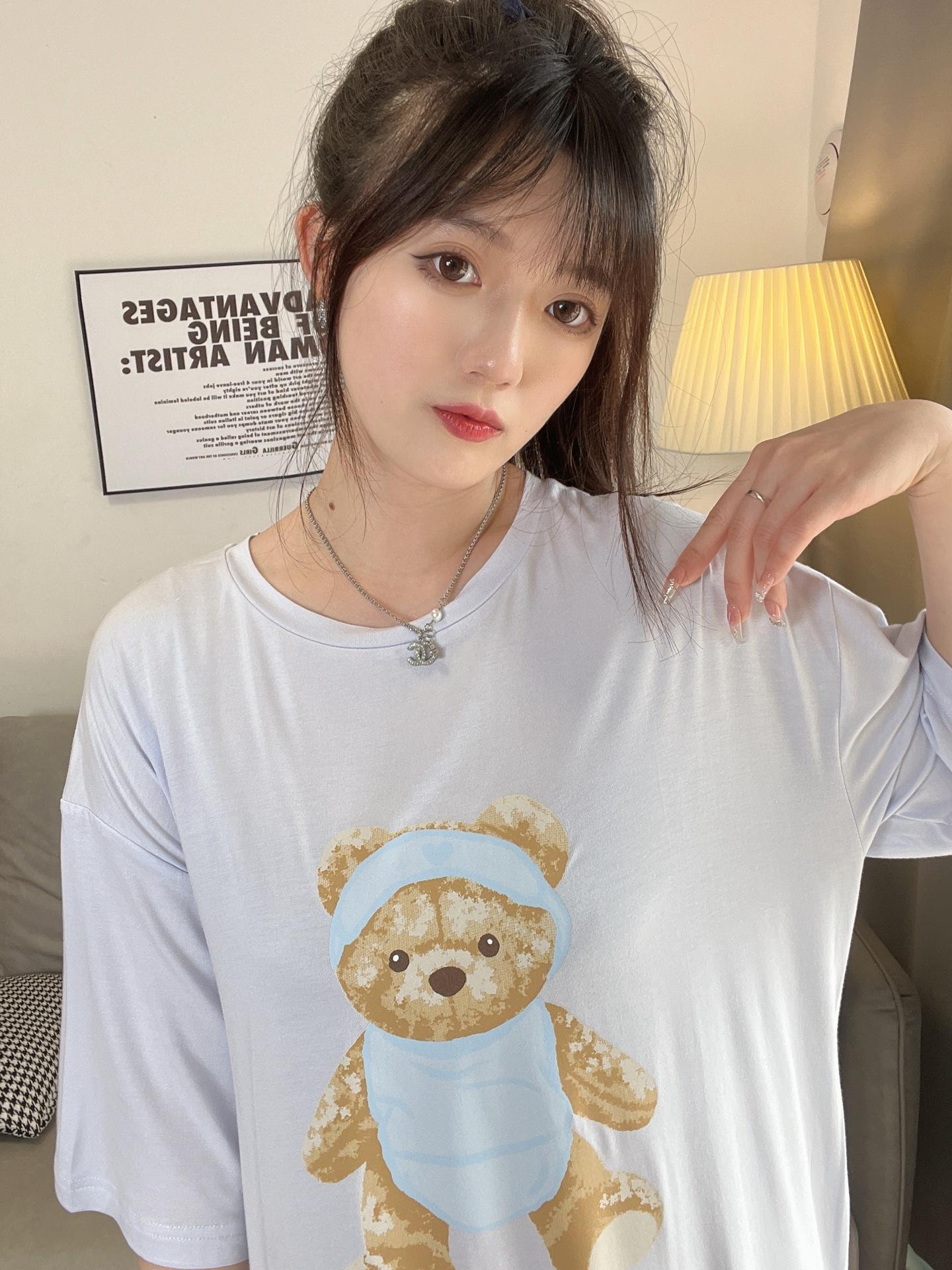 Reefur Rinka Ewha Home Summer Thin Women S Pajamas Short Sleeve Crew Neck Printed Cartoon Bear Pajamas average size
Reefur Rinka Ewha Home Summer Thin Women S Pajamas Short Sleeve Crew Neck Printed Cartoon Bear Pajamas average size