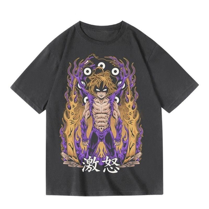 Anime Seven Deadly Sins Angry Cartoon Animation Print Accessories Tshirt for Summer Pure Cotton Suitable for Both Unisex Women 3XL
Anime Seven Deadly Sins Angry Cartoon Animation Print Accessories Tshirt for Summer Pure Cotton Suitable for Both Unisex Women 3XL