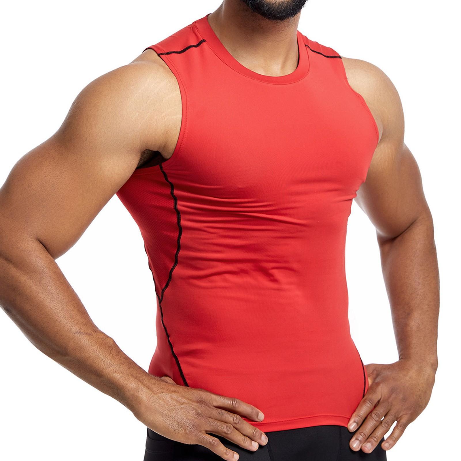 Men s Summer Vest Tight Open Line Round Neck Sleeveless Top Sweat Fitness Training Quick-drying Vest Sports Top M червоний
Men s Summer Vest Tight Open Line Round Neck Sleeveless Top Sweat Fitness Training Quick-drying Vest Sports Top M червоний