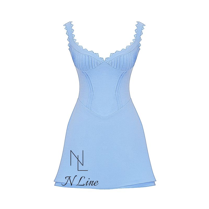 Мода Прямой Майнинг Дом CB 24 Сексуальное Однотонное Платье Мини на Сексуальных Бретелях с Игольчатой Плиссировкой на Талии Blue L
Мода Прямой Майнинг Дом CB 24 Сексуальное Однотонное Платье Мини на Сексуальных Бретелях с Игольчатой Плиссировкой на Талии Blue L