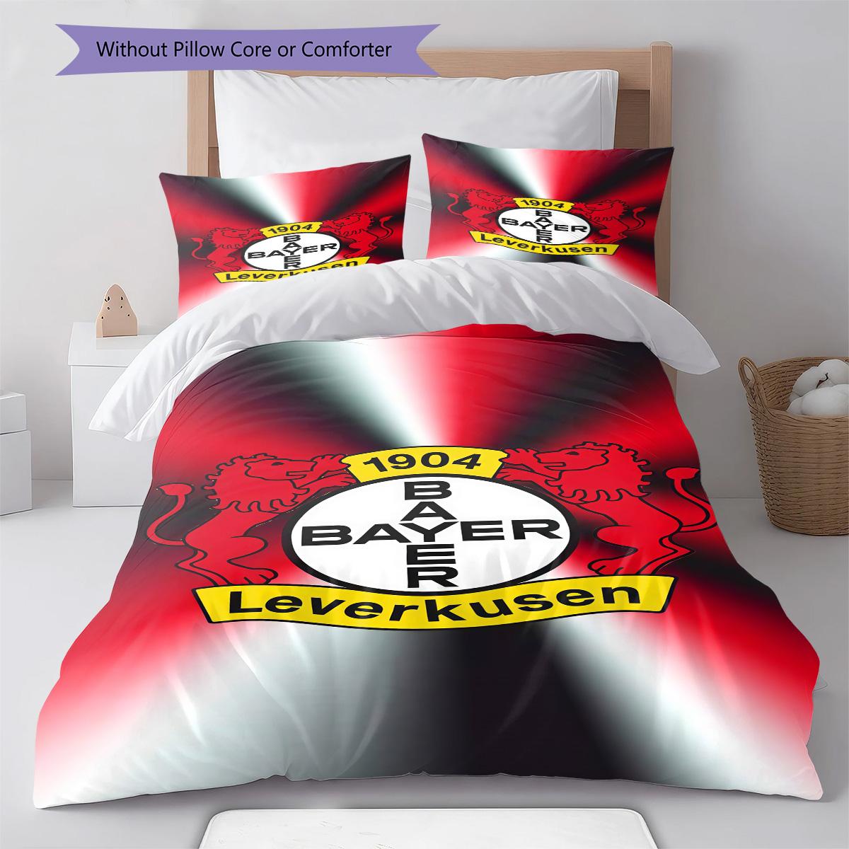 Leverkusen logo RugPattern Bedding Quilt Set Quilt Cover Pillowcase Home Decoration Birthday Gift (1 * duvet cover + 2 * pillowcase, without core) 135x200cm
Leverkusen logo RugPattern Bedding Quilt Set Quilt Cover Pillowcase Home Decoration Birthday Gift (1 * duvet cover + 2 * pillowcase, without core) 135x200cm