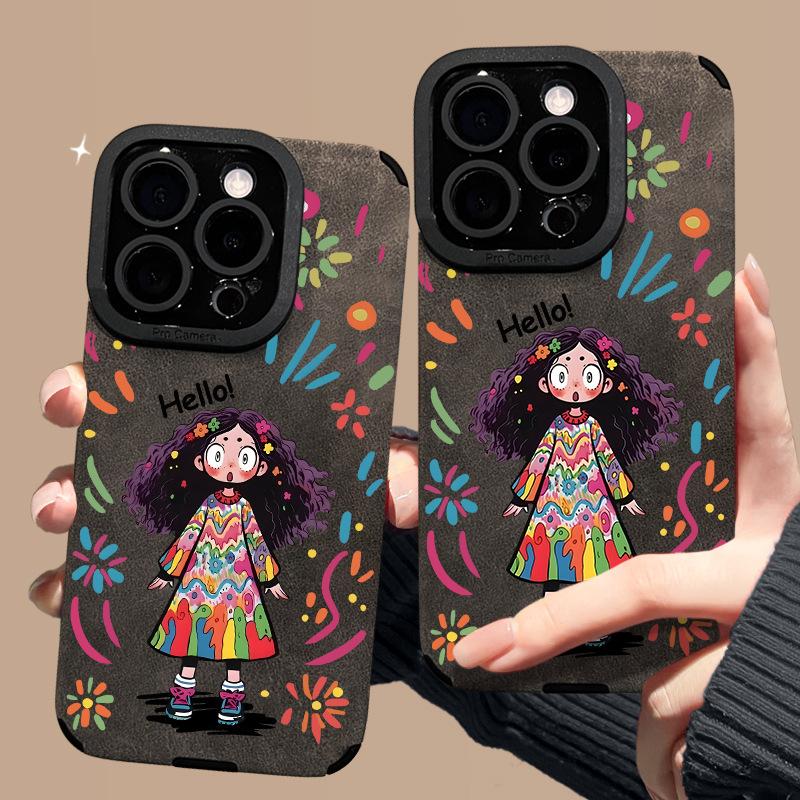 Graffiti Girl Lanyard Suitable for Apple 16pro Mobile Phone Case 15 Retro Fur 14 Silicone Anti-fall 13/12 Soft iphone 16
Graffiti Girl Lanyard Suitable for Apple 16pro Mobile Phone Case 15 Retro Fur 14 Silicone Anti-fall 13/12 Soft iphone 16