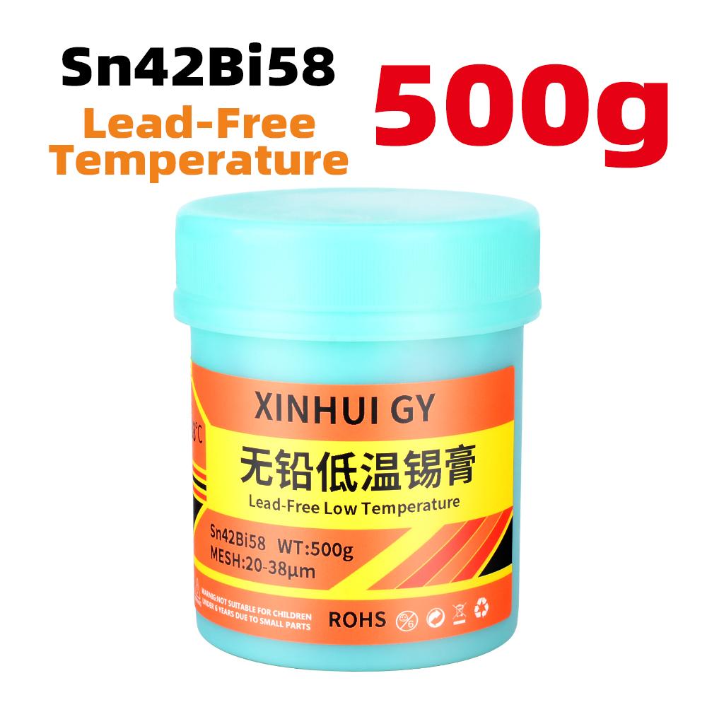 Бессвинцовая низкотемпературная паяльная паста для поверхностного монтажа SMT паяльная паста Sn42Bi58 экологически чистая 138 градусов
Бессвинцовая низкотемпературная паяльная паста для поверхностного монтажа SMT паяльная паста Sn42Bi58 экологически чистая 138 градусов