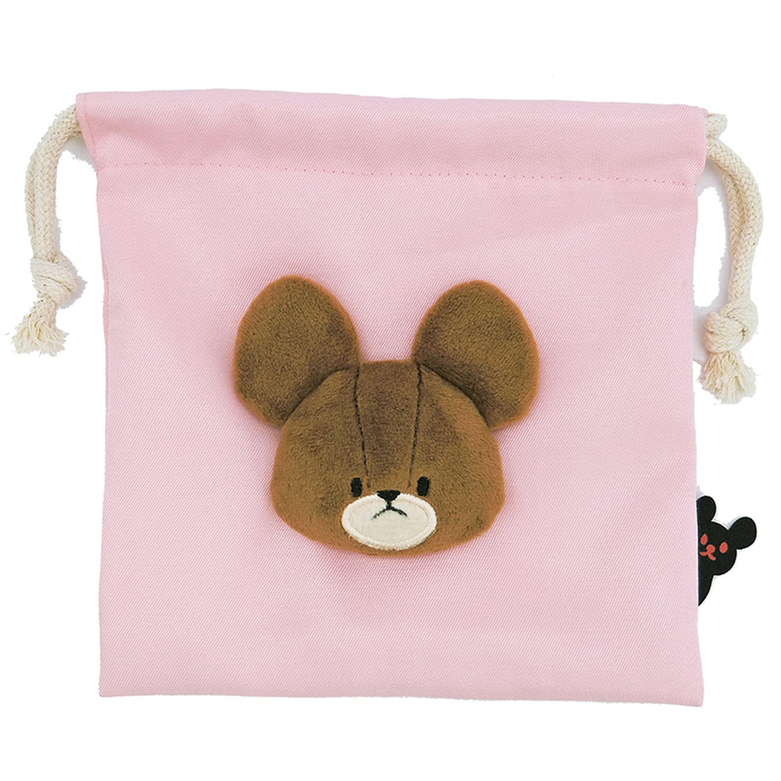 Nakajima Corporation The Bear School Boa Face Drawstring Bag Pink 176615-22
Nakajima Corporation The Bear School Boa Face Drawstring Bag Pink 176615-22