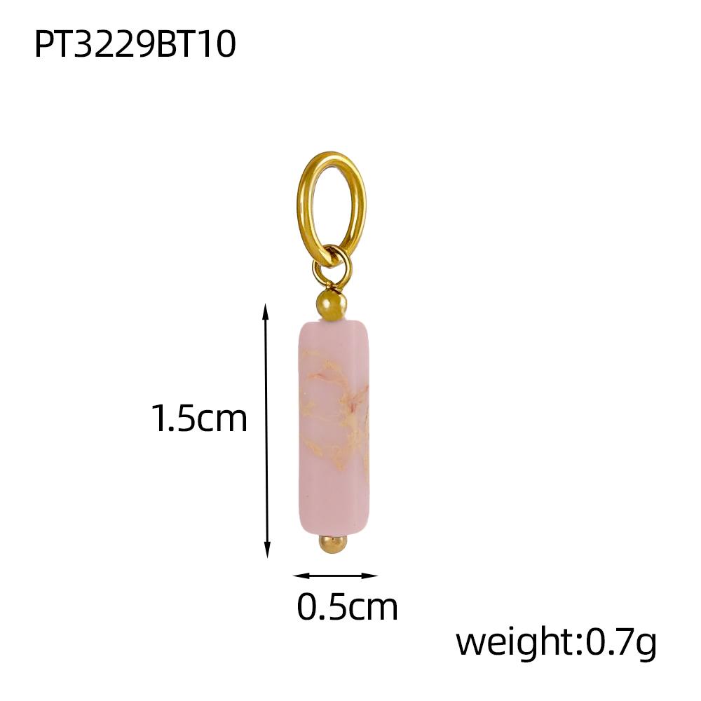 CARLIDANA Stainless Steel Colorful Natural Stone Handmade Charms for Necklace Diy Jewelry Making Accessories Necklace Women
CARLIDANA Stainless Steel Colorful Natural Stone Handmade Charms for Necklace Diy Jewelry Making Accessories Necklace Women