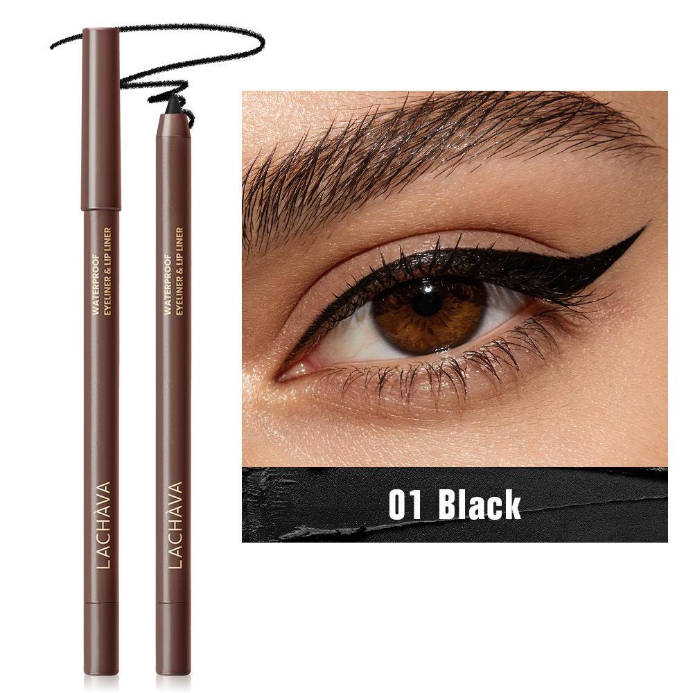 Waterproof Black Brown Eyeliner Gel Pencil Lipliner Multi-purpose Smooth Quick Dry Non-Smudge Easy Wear Eyeliner Lip Makeup 1.8g
Waterproof Black Brown Eyeliner Gel Pencil Lipliner Multi-purpose Smooth Quick Dry Non-Smudge Easy Wear Eyeliner Lip Makeup 1.8g