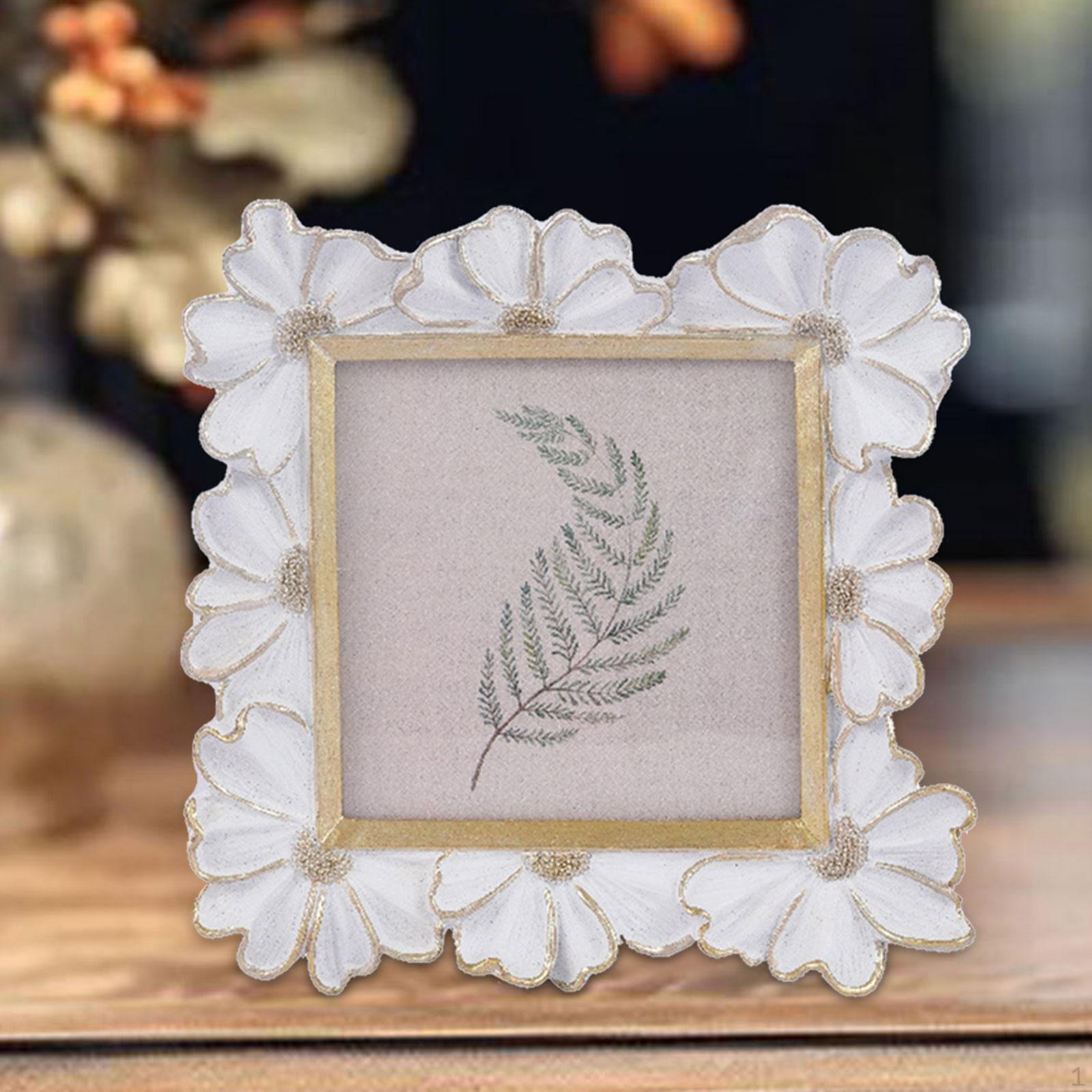 Decorative Resin Photo Frame , Vintage Holder for Classic European Ornament, Floral 4x4 inch
Decorative Resin Photo Frame , Vintage Holder for Classic European Ornament, Floral 4x4 inch