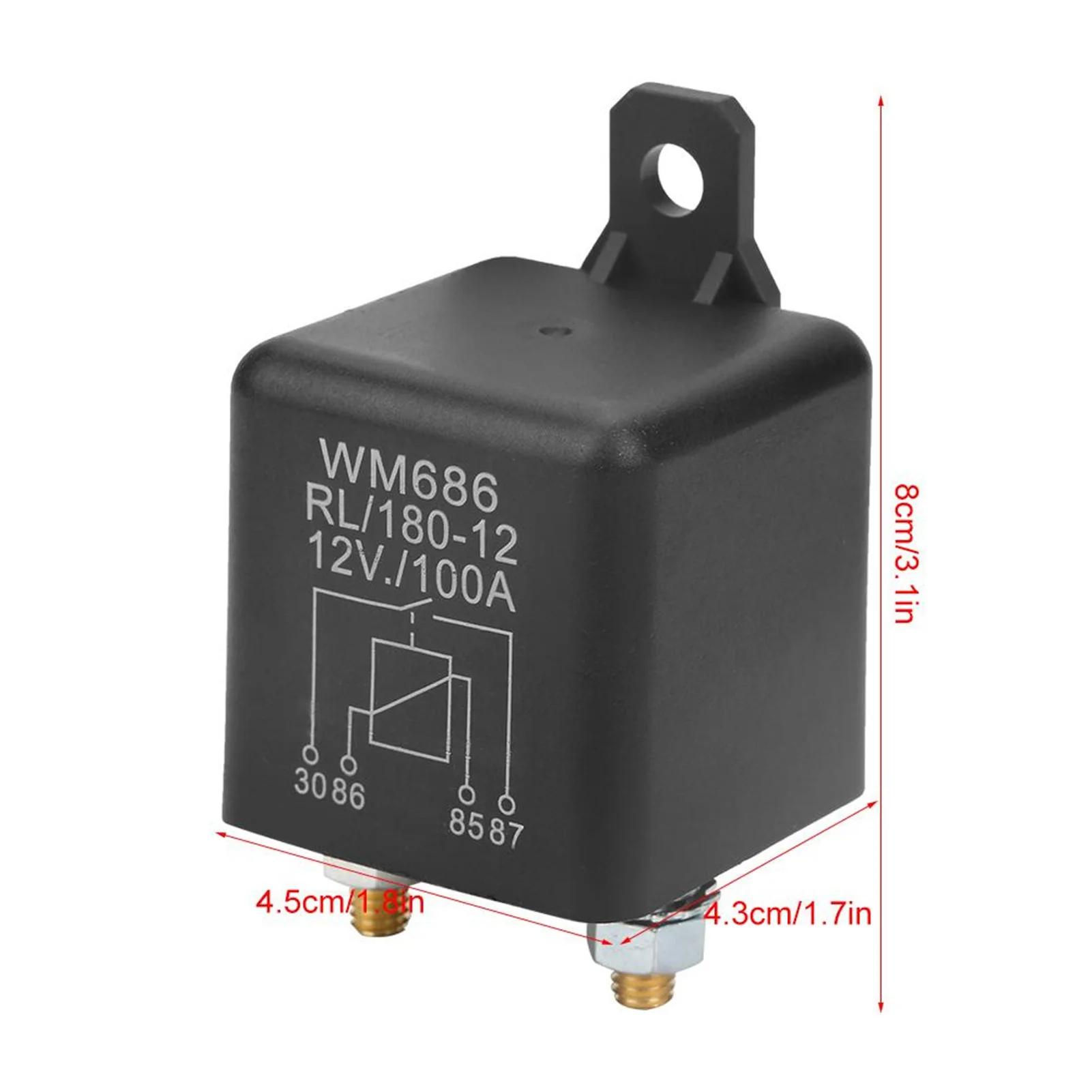 Normal Open Heavy Duty Car Starter Relay WM686 100A for Control Battery ON/OFF RL/180 DC 12V Car Relay Car battery control Relay WM686
Normal Open Heavy Duty Car Starter Relay WM686 100A for Control Battery ON/OFF RL/180 DC 12V Car Relay Car battery control Relay WM686
