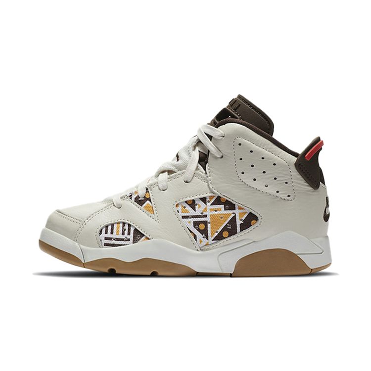 Air Jordan 6 Retro PS Quai 54 - Детские кроссовки Sail Gum Cream Team-Orange Gum-Light Brown CZ6507-100
Air Jordan 6 Retro PS Quai 54 - Детские кроссовки Sail Gum Cream Team-Orange Gum-Light Brown CZ6507-100