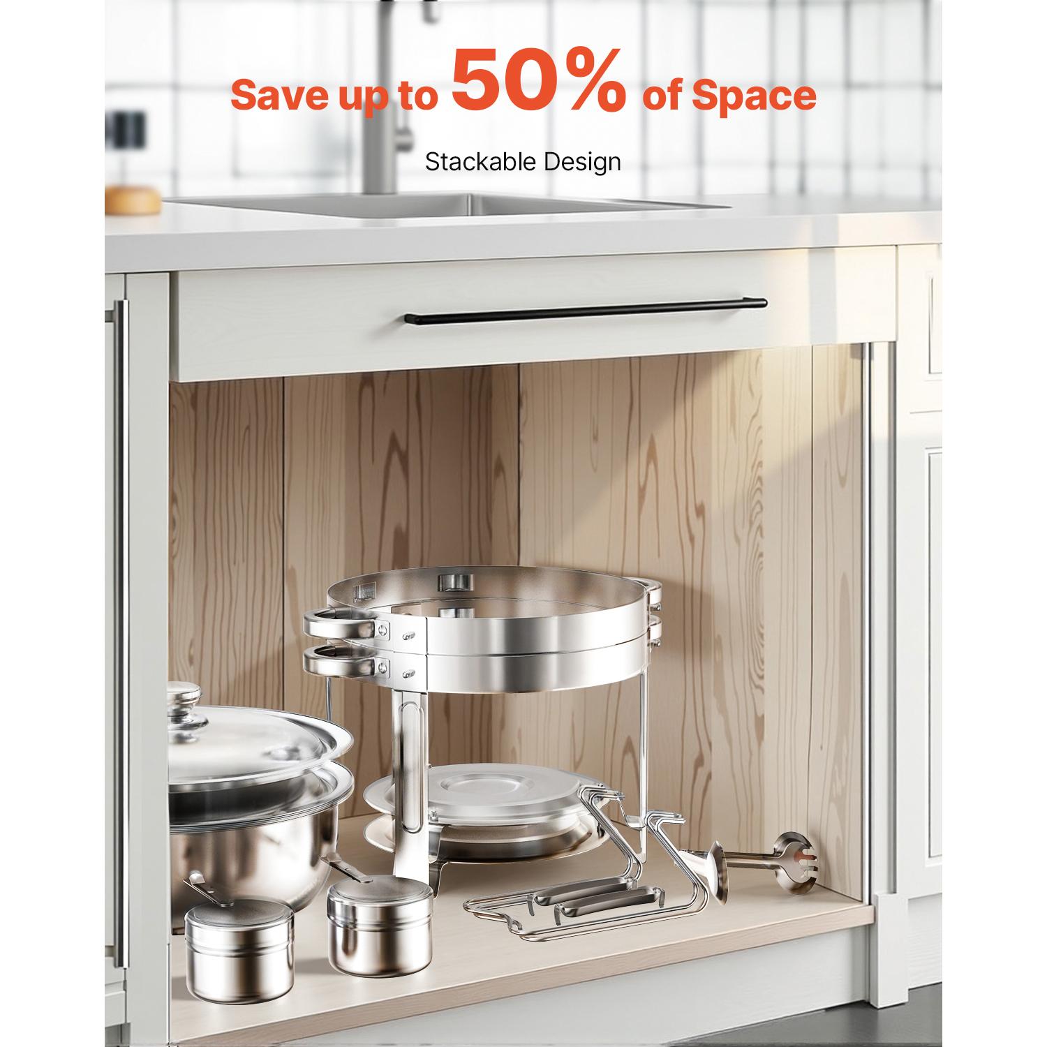 SucceBuy 5 Qt 2 4 Pack Chafing Dish Buffet Set Stainless Steel Chafer with 4 Full Size Pans Round Catering Warmer Server
SucceBuy 5 Qt 2 4 Pack Chafing Dish Buffet Set Stainless Steel Chafer with 4 Full Size Pans Round Catering Warmer Server