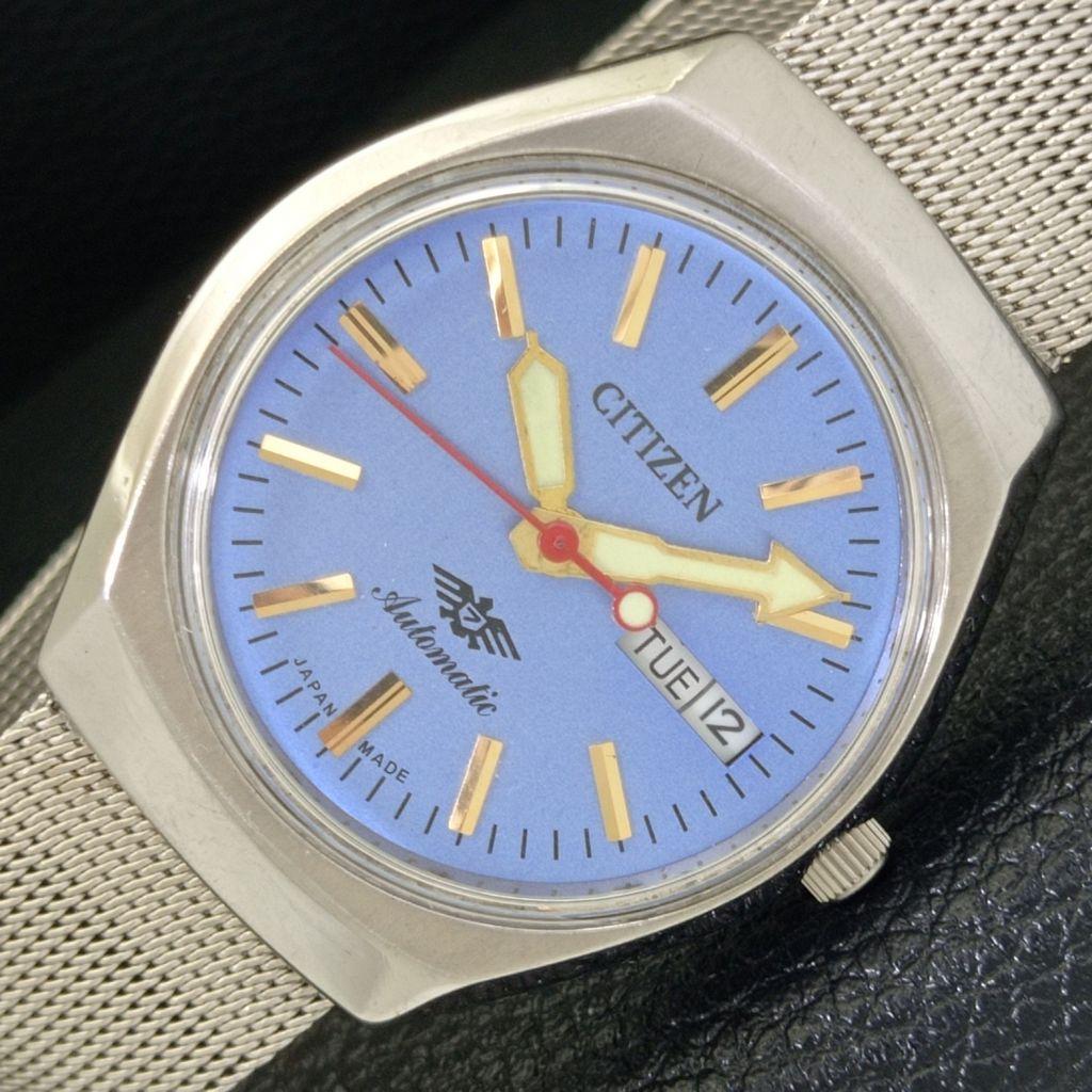 CITIZEN AUTOMATIC 8200 VINTAGE JAPAN MENS SKY BLUE COLOR DIAL WATCH a500248-2 R151b-a500248
CITIZEN AUTOMATIC 8200 VINTAGE JAPAN MENS SKY BLUE COLOR DIAL WATCH a500248-2 R151b-a500248