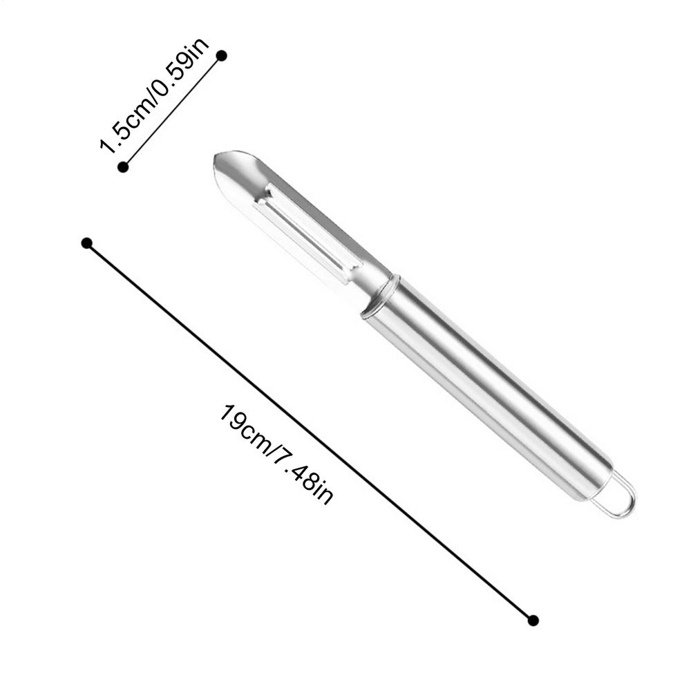 stainless steel Cucumber Peeler Double-Edged Food Peeler Hangable Kitchen Gadget Manual Fruit Peeling Tool Multi-Function Planer
stainless steel Cucumber Peeler Double-Edged Food Peeler Hangable Kitchen Gadget Manual Fruit Peeling Tool Multi-Function Planer