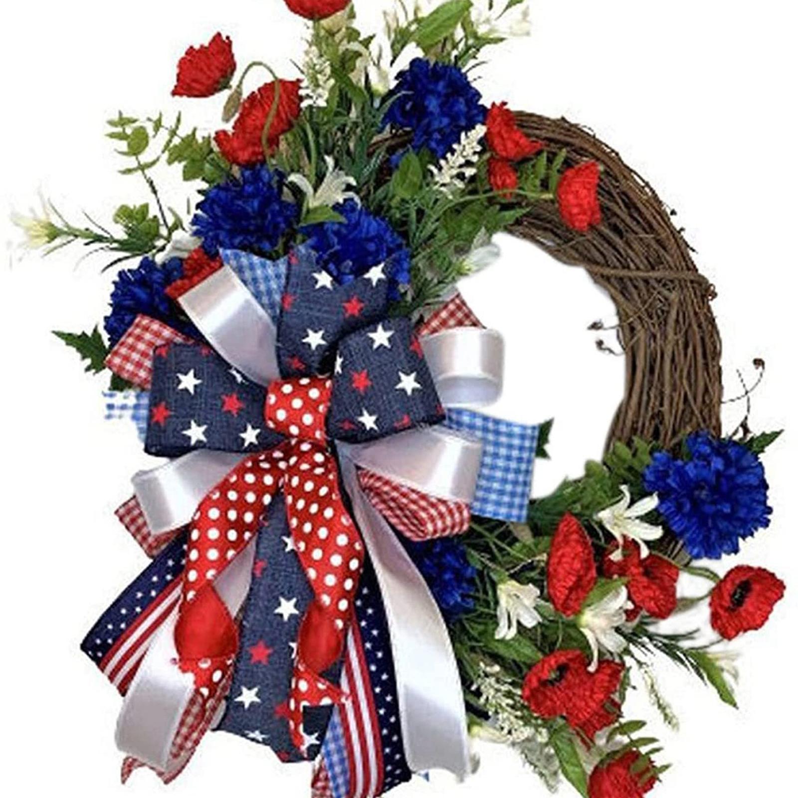 45cm Woven Artificial Flower Wreath Wall Hanging Decoration for Independence Day Festival Holiday Event Indoor Outdoor Use One Size
45cm Woven Artificial Flower Wreath Wall Hanging Decoration for Independence Day Festival Holiday Event Indoor Outdoor Use One Size