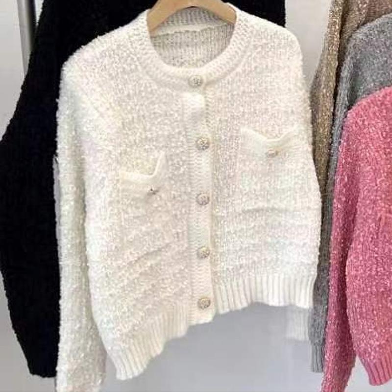 Корейская мода Кардиган с длинным рукавом Короткий свитер Женская одежда Осень Новый Круглый вырез Однобортное пальто Офисный Однотонный Повседневный Простая одежда One Size
Корейская мода Кардиган с длинным рукавом Короткий свитер Женская одежда Осень Новый Круглый вырез Однобортное пальто Офисный Однотонный Повседневный Простая одежда One Size