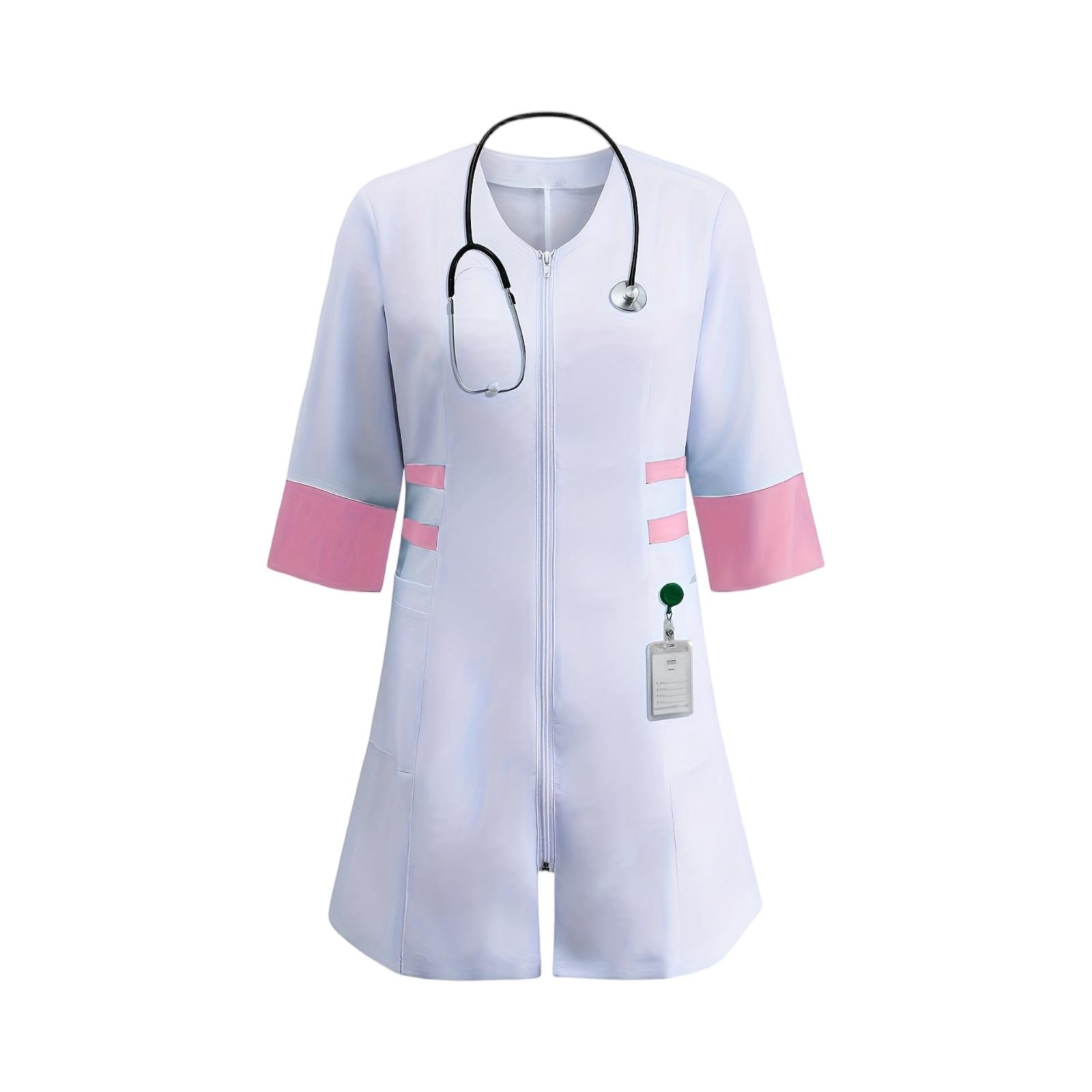 Women s Fashionableuniform, Long And Short Sleeves, Slim Fit Work Clothes M рожевий
Women s Fashionableuniform, Long And Short Sleeves, Slim Fit Work Clothes M рожевий