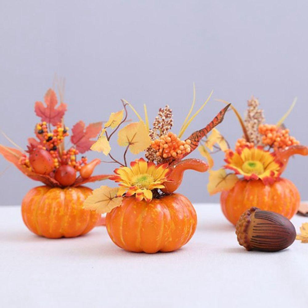 Thanksgiving Autumn Faux Pumpkins Halloween Decoration Artificial Vegetables Lifelike Maple Leaves
Thanksgiving Autumn Faux Pumpkins Halloween Decoration Artificial Vegetables Lifelike Maple Leaves