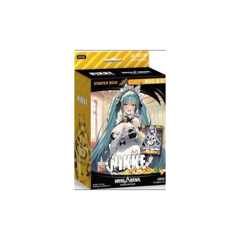 Gemblo Company Nibel Arena Goddess of Victory: NIKKE Starter Deck ST05 Made-for-You Attribute (Lightning)
Gemblo Company Nibel Arena Goddess of Victory: NIKKE Starter Deck ST05 Made-for-You Attribute (Lightning)