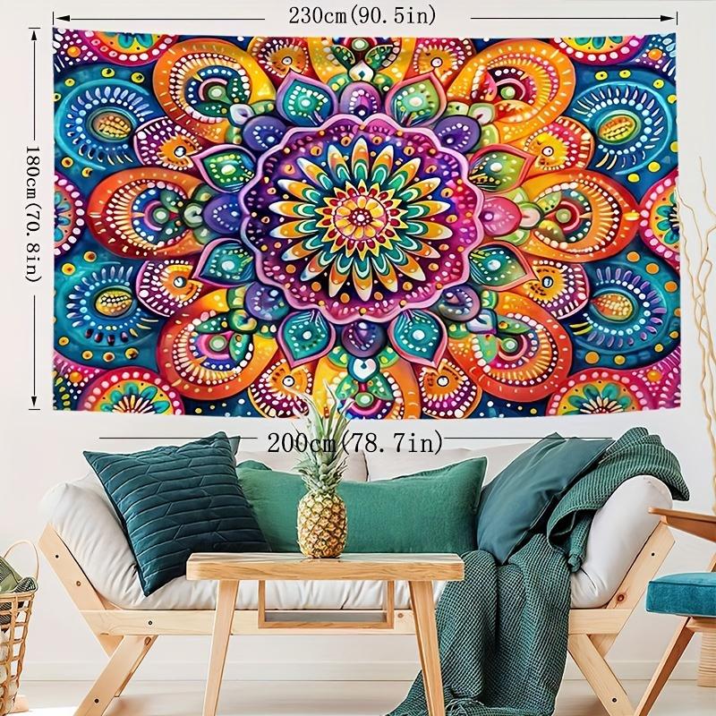 VIKAMA Retro Bohemian Ethnic Style Colorful Decoration Tapestry Living Room Sofa Background Wall Bedroom Bedhead Decoration 74x94cm(29x37in)
VIKAMA Retro Bohemian Ethnic Style Colorful Decoration Tapestry Living Room Sofa Background Wall Bedroom Bedhead Decoration 74x94cm(29x37in)