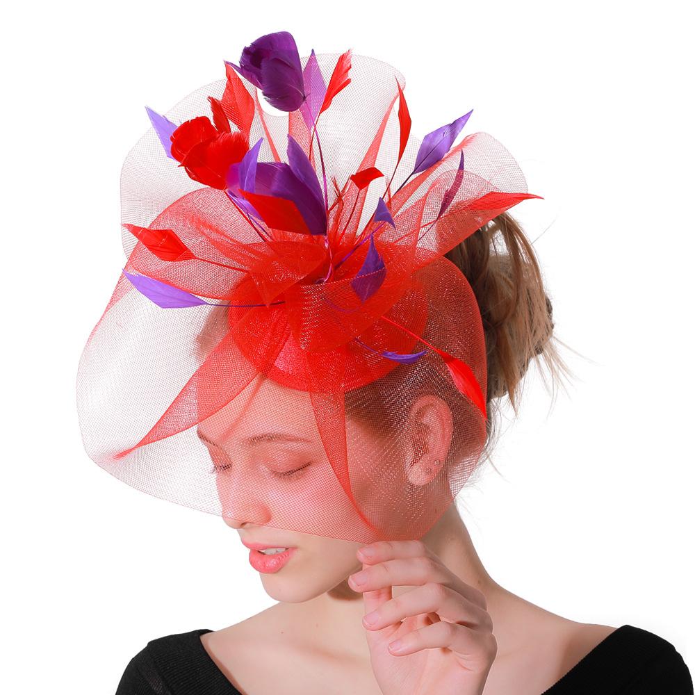 Feather Top Hat Ladies Banquet Top Hat European And American Bride Feather Headdress Mesh Top Hat Linen
Feather Top Hat Ladies Banquet Top Hat European And American Bride Feather Headdress Mesh Top Hat Linen