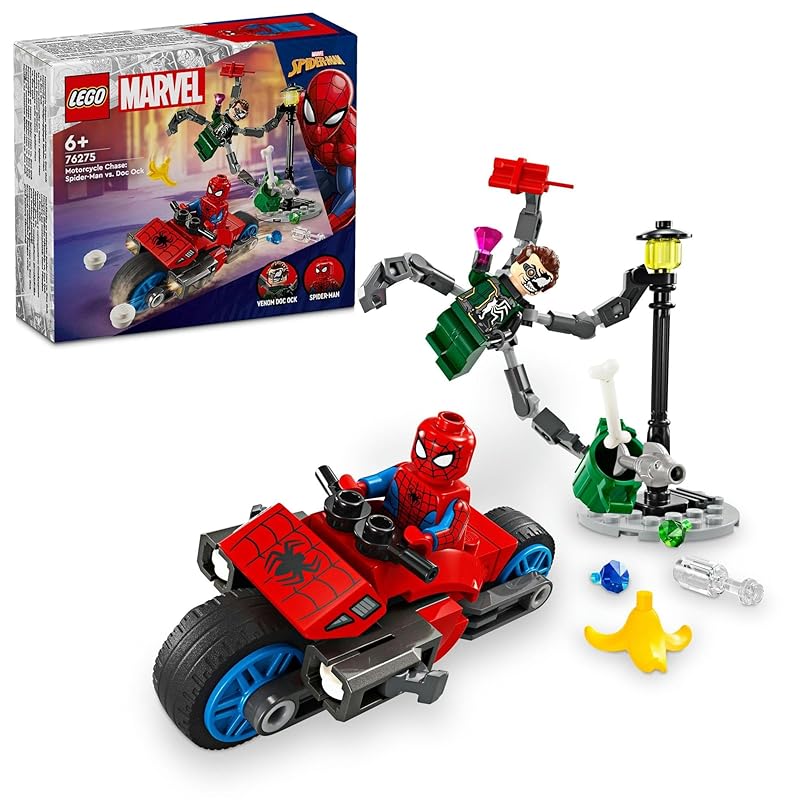 Lego супергерои Человек-паук и Доктор Осьминог Погоня на велосипеде игрушки игрушка подарок на день рождения блок Образовательный образование Рождество мальчик девочка ребенок 6 лет
Lego супергерои Человек-паук и Доктор Осьминог Погоня на велосипеде игрушки игрушка подарок на день рождения блок Образовательный образование Рождество мальчик девочка ребенок 6 лет