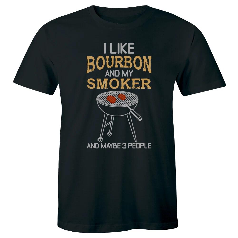 I Like Bourbon and My Smoker and Maybe 3 People Men s T-Shirt BBQ Drinking Tee XL
I Like Bourbon and My Smoker and Maybe 3 People Men s T-Shirt BBQ Drinking Tee XL