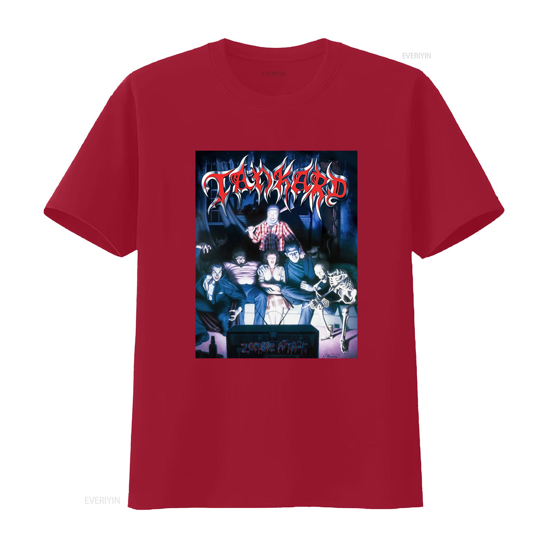 Tankard Zombie Attack T Shirt Retro Horror Band Design for Men Unique Rock Merch vintage Washed Casual Comfortable Stylish S
Tankard Zombie Attack T Shirt Retro Horror Band Design for Men Unique Rock Merch vintage Washed Casual Comfortable Stylish S