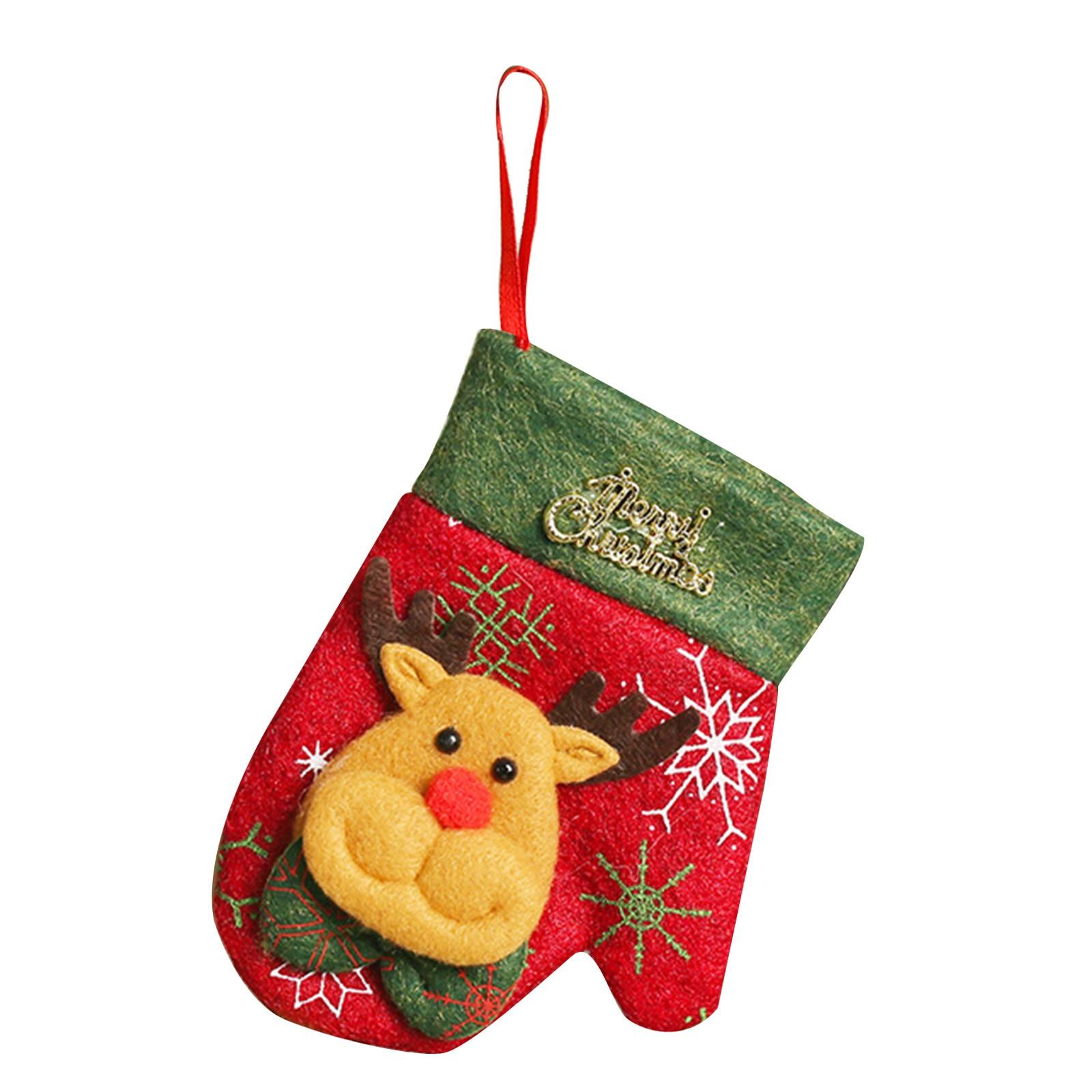 Рождественское украшение Нетканая елочная подвеска Мешок для конфет