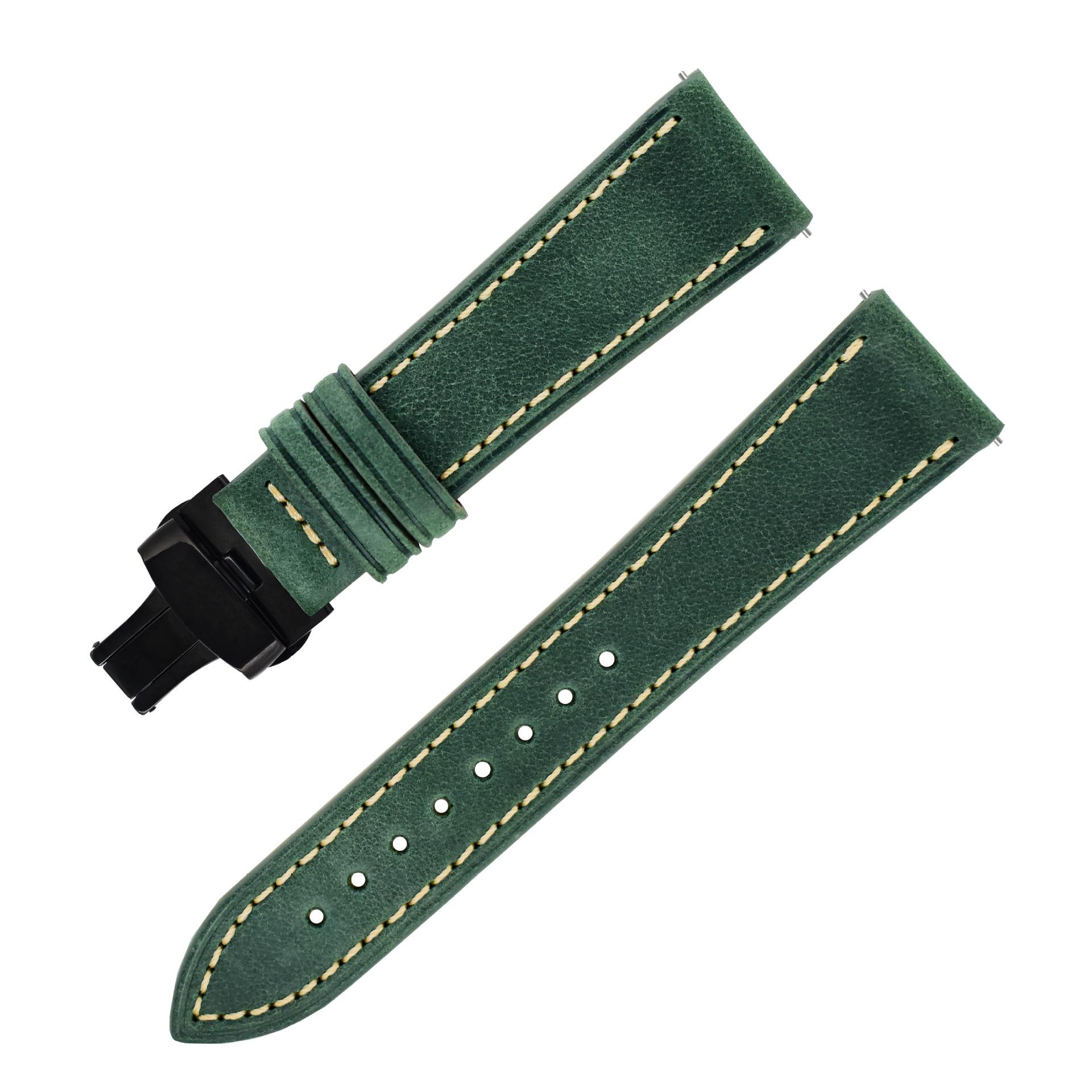 Real Cowhide Strap, Plain Weave Watch With Bracelet Watch Accessories, Steel Butterfly Buckle First Layer Leather Strap 24mm
Real Cowhide Strap, Plain Weave Watch With Bracelet Watch Accessories, Steel Butterfly Buckle First Layer Leather Strap 24mm