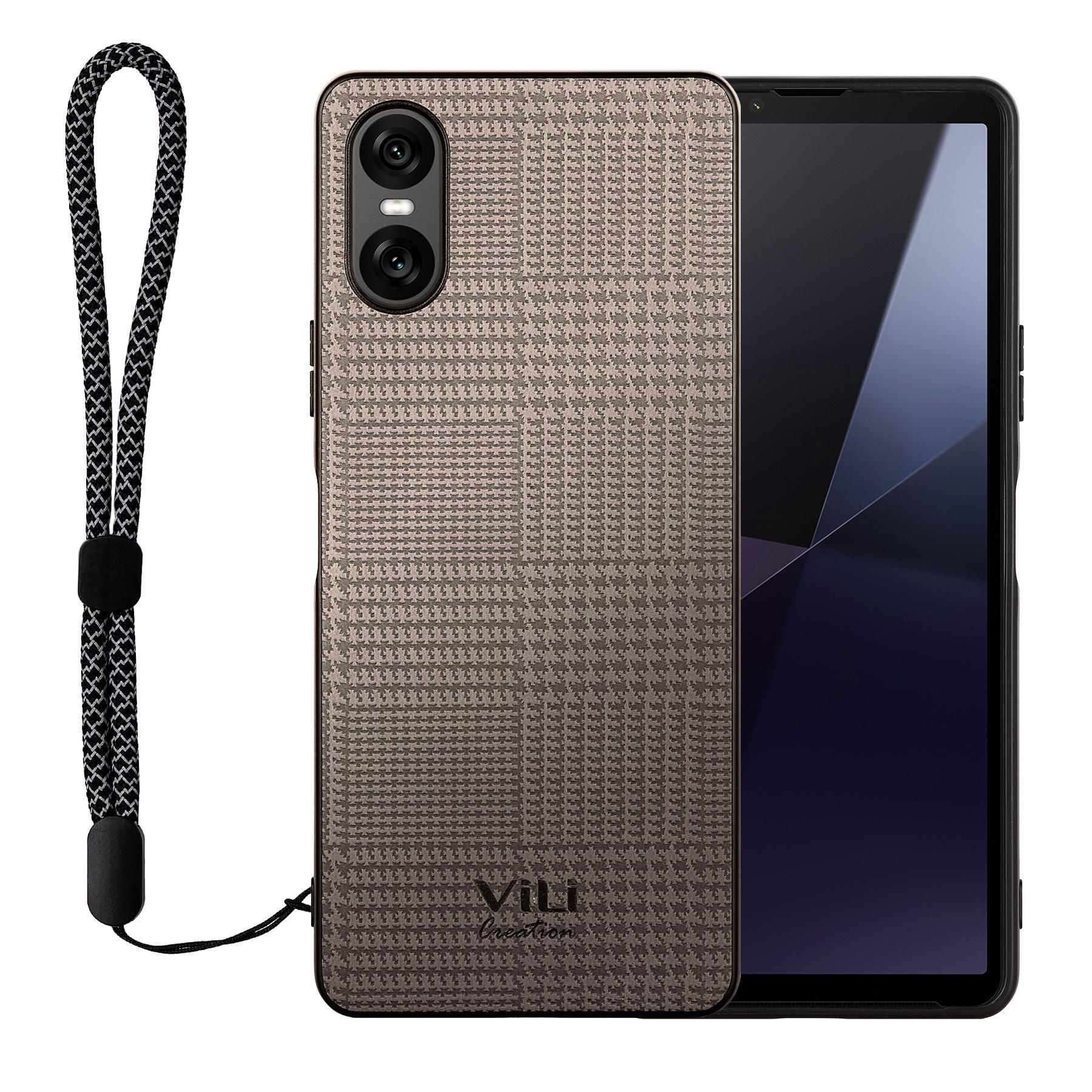 VILI TH Series for Sony Xperia 10 VI Case TPU+PC+Leather Back Cover Grey
VILI TH Series for Sony Xperia 10 VI Case TPU+PC+Leather Back Cover Grey