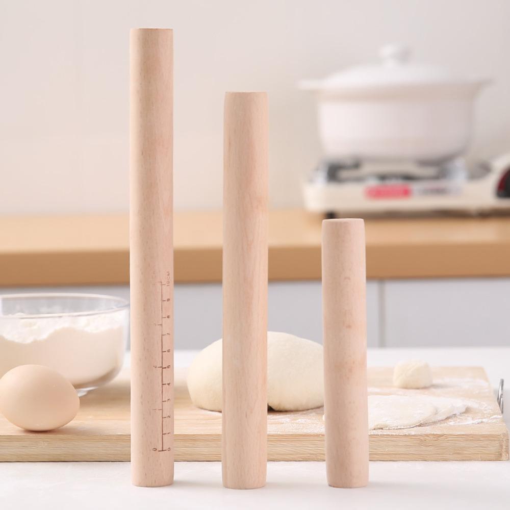 Beech Wood Dough Roller Non-stick Rolling Stick Kitchen Gadgets Rolling Pin Noodle 24cm-no scale
Beech Wood Dough Roller Non-stick Rolling Stick Kitchen Gadgets Rolling Pin Noodle 24cm-no scale