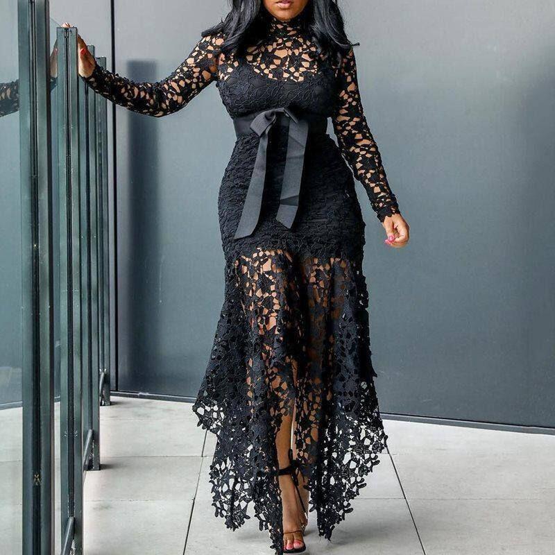 2025 New Style European and American Foreign Trade Women s Clothing Wish Lace Hollow-Out Long-Sleeve Stand Collar Tie 5-Color Irregular Dress Black XL
2025 New Style European and American Foreign Trade Women s Clothing Wish Lace Hollow-Out Long-Sleeve Stand Collar Tie 5-Color Irregular Dress Black XL