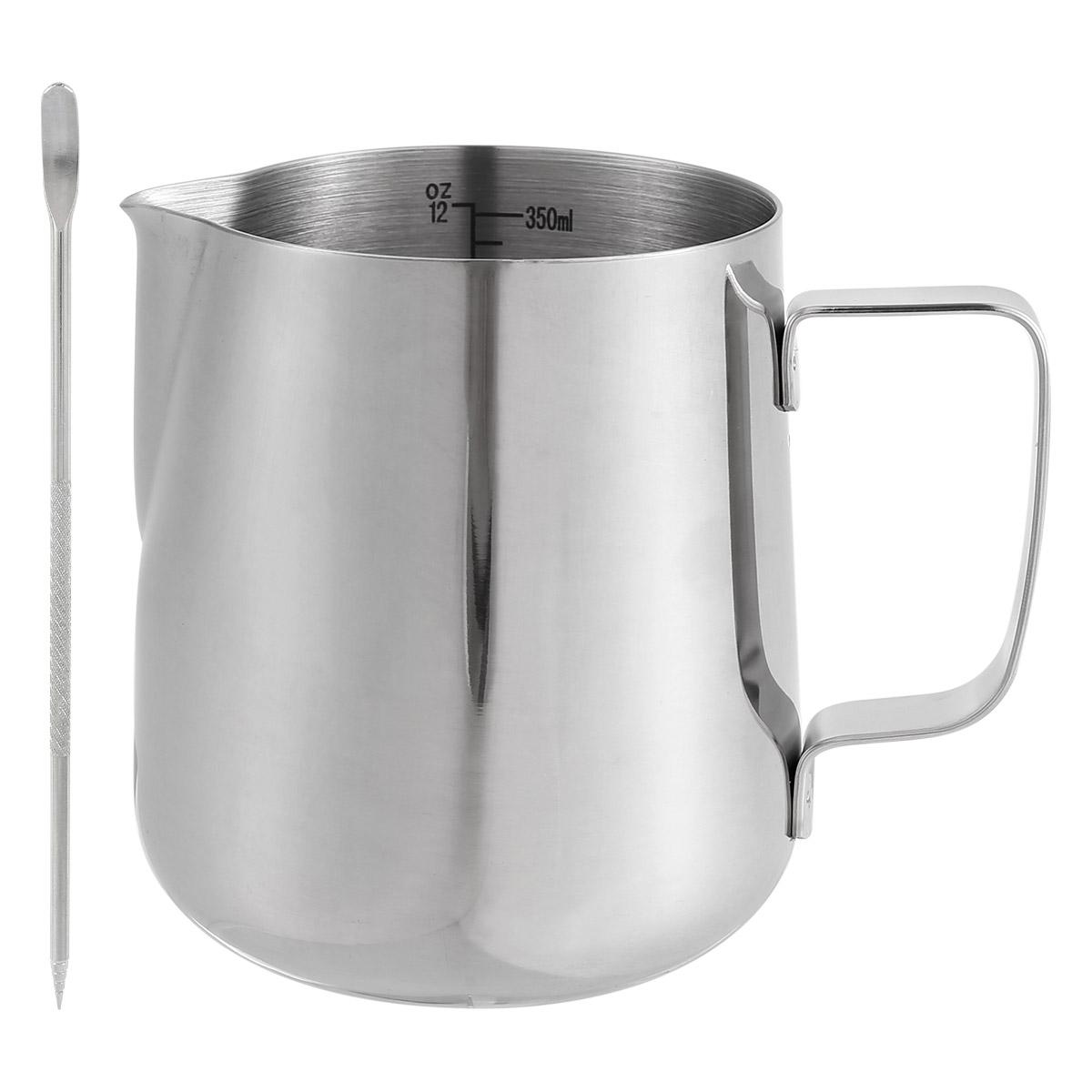 350 мл/900 мл Кофейный кувшин для вспенивания молока из нержавеющей стали Кувшин для молока для латте-арта Кувшин для вспенивания молока Молочник Кофейные аксессуары
350 мл/900 мл Кофейный кувшин для вспенивания молока из нержавеющей стали Кувшин для молока для латте-арта Кувшин для вспенивания молока Молочник Кофейные аксессуары