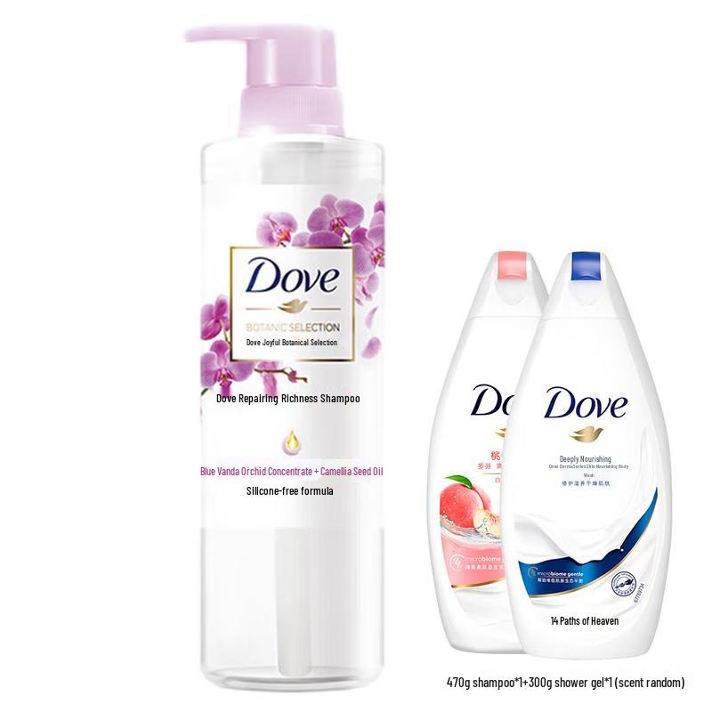 Dove Botanical Repair Shampoo & Shower Gel Set
Dove Botanical Repair Shampoo & Shower Gel Set