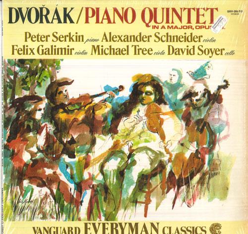 LP Record PETER SERKIN, ALEXANDER SCHNEIDER, - Dvorak Piano Quintet In A Major, Op SRV288SD VANGUARD US Classical Used
LP Record PETER SERKIN, ALEXANDER SCHNEIDER, - Dvorak Piano Quintet In A Major, Op SRV288SD VANGUARD US Classical Used