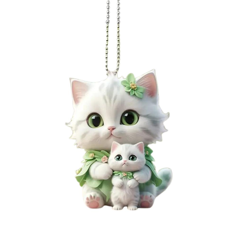 2D Acrylic Car Pendant Car Ornament Accessories Cute Cats Realistic Animal Rearview Mirror Hanging Pendant
2D Acrylic Car Pendant Car Ornament Accessories Cute Cats Realistic Animal Rearview Mirror Hanging Pendant