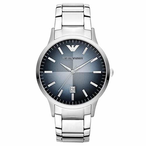 Emporio Armani Men s Renato Watch AR11182 with Blue Dial and Silver Metallic Date Display
Emporio Armani Men s Renato Watch AR11182 with Blue Dial and Silver Metallic Date Display