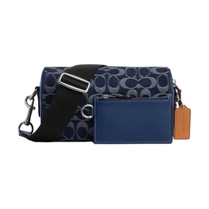 COACH AXEL 21 Classic Logo Zipper Closure Fabric Crossbody Bag Small Men s Ning Blue синій
COACH AXEL 21 Classic Logo Zipper Closure Fabric Crossbody Bag Small Men s Ning Blue синій