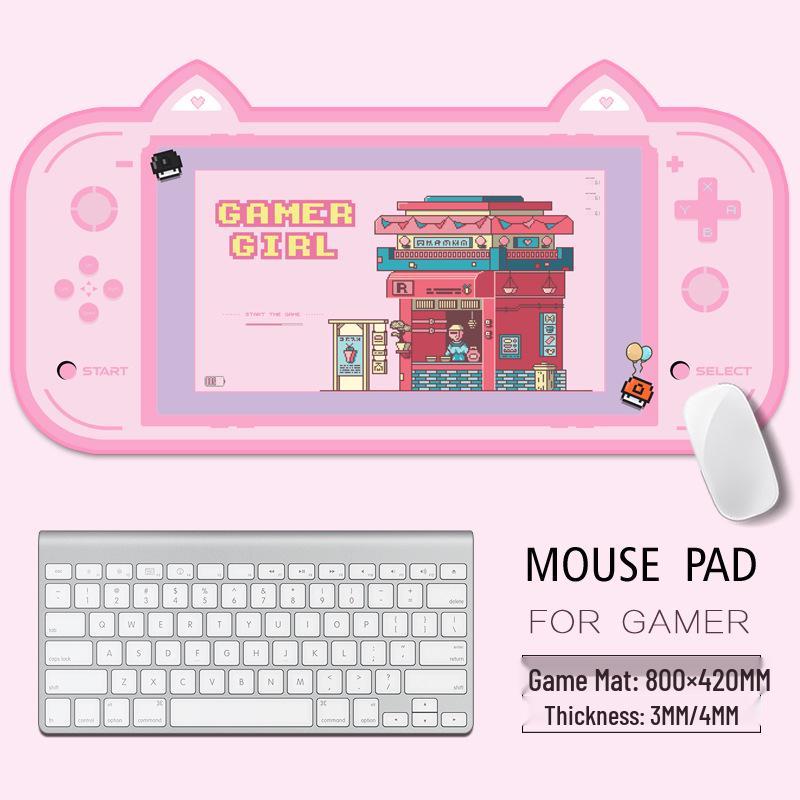 Очень большой коврик для мыши для гейминга в девчачьем розовом цвете с инопланетянином, настольный коврик 800x420mm, 3mm Thick
Очень большой коврик для мыши для гейминга в девчачьем розовом цвете с инопланетянином, настольный коврик 800x420mm, 3mm Thick